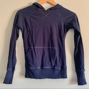 Girls navy hoodie